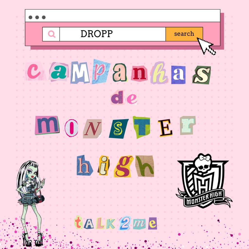 A trajetória das campanhas de Monster High.
